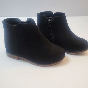 Black Zip Booties | 7